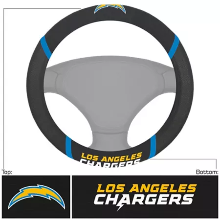 Fanmats Los Angeles Chargers Steering Wheel Cover Steering Wheel Covers