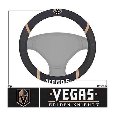 Fanmats Vegas Golden Knights Steering Wheel Cover