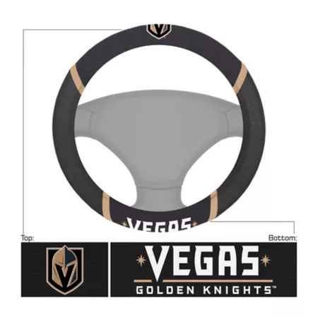 Fanmats Vegas Golden Knights Steering Wheel Cover Steering Wheel Covers