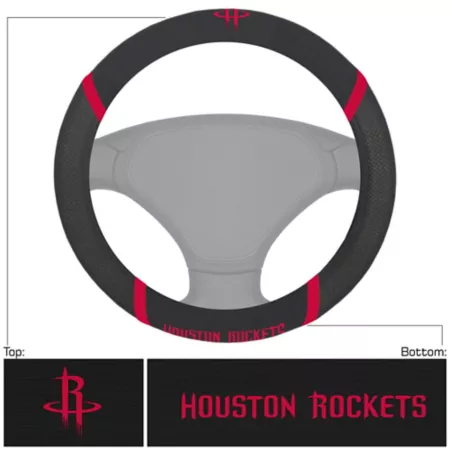 Fanmats Houston Rockets Steering Wheel Cover Steering Wheel Covers