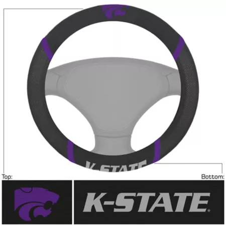 Fanmats Kansas State Wildcats Steering Wheel Cover Steering Wheel Covers