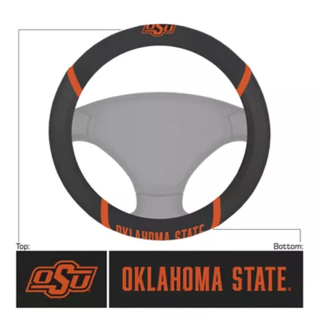 Fanmats Oklahoma State Cowboys Steering Wheel Cover Steering Wheel Covers