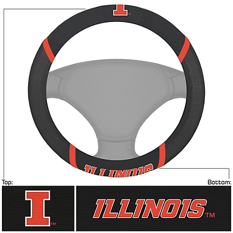 Fanmats Illinois Fighting Illini Steering Wheel Cover