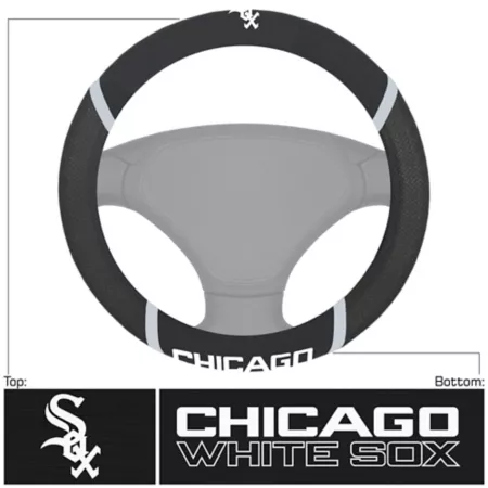 Fanmats Chicago White Sox Steering Wheel Cover Steering Wheel Covers