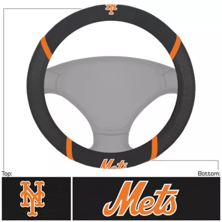 Fanmats New York Mets Steering Wheel Cover Steering Wheel Covers