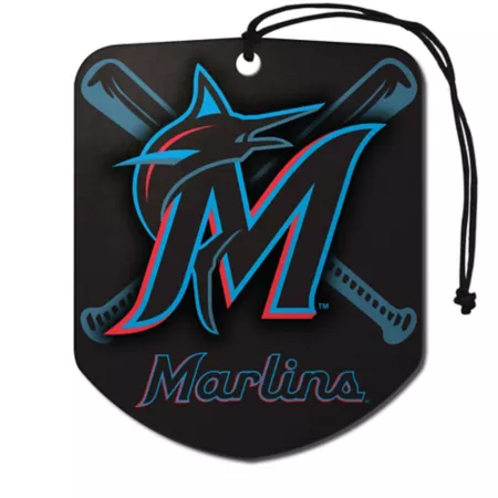 Fanmats Miami Marlins Air Freshener 2-Pack Automotive Air Fresheners