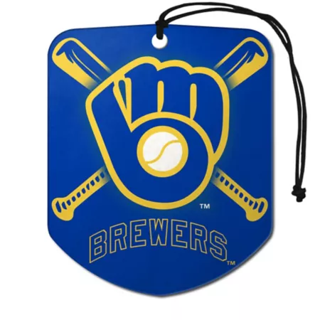 Fanmats Milwaukee Brewers Air Freshener 2-Pack Automotive Air Fresheners