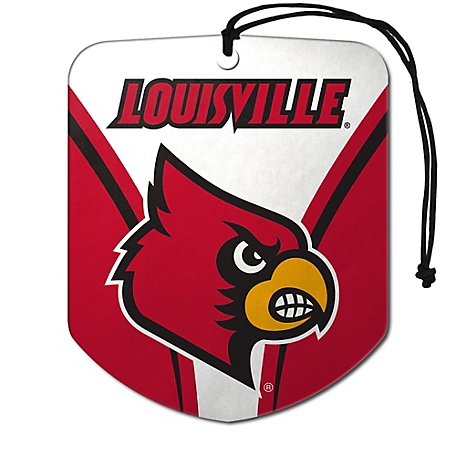 Fanmats Louisville Cardinals Air Freshener, 2-Pack