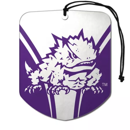 Fanmats TCU Horned Frogs Air Freshener 2 Pack Automotive Air Fresheners