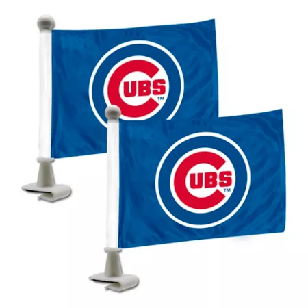 Fanmats Chicago Cubs Ambassador Flags 2-Pack Vehicle Emblems & Decals