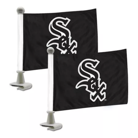 Fanmats Chicago White Sox Ambassador Flags 2-Pack Vehicle Emblems & Decals