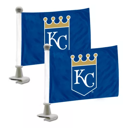 Fanmats - Kansas City Royals Ambassador Flags 2 Pack Vehicle Emblems & Decals