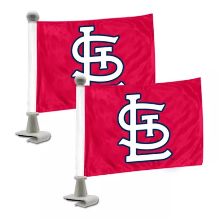 Fanmats - St Louis Cardinals Ambassador Flags 2-Pack Vehicle Emblems & Decals