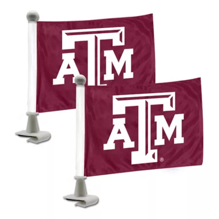 Fanmats Texas A&M Aggies Ambassador Flags 2-Pack Vehicle Emblems & Decals