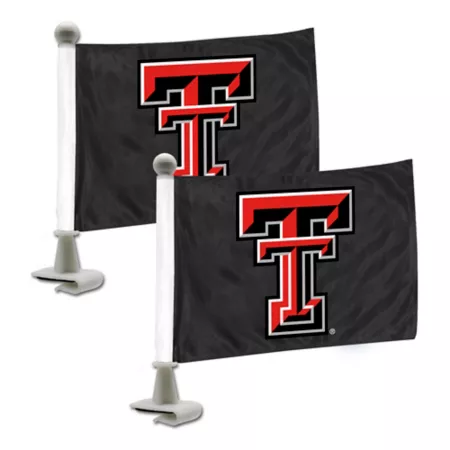 Fanmats Texas Tech Red Raiders Ambassador Flags 2-Pack Vehicle Emblems & Decals