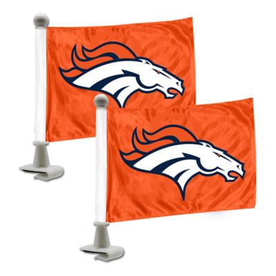 Fanmats Denver Broncos Ambassador Flags, 2-Pack