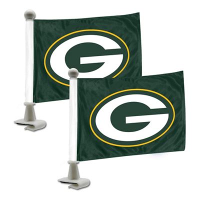 Fanmats Green Bay Packers Ambassador Flags, 2-Pack