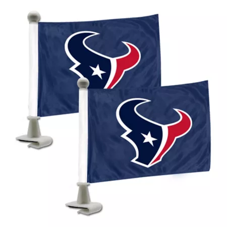 Fanmats Houston Texans Ambassador Flags 2-Pack Vehicle Emblems & Decals