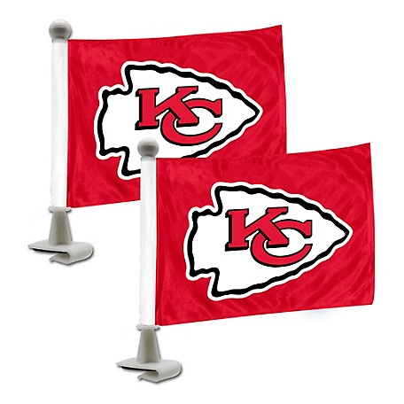 Fanmats Kansas City Chiefs Ambassador Flags, 2-Pack