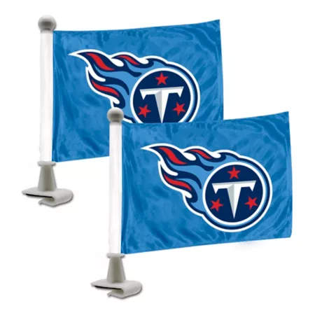 Fanmats Tennessee Titans Ambassador Flags 2 Pack Vehicle Emblems & Decals