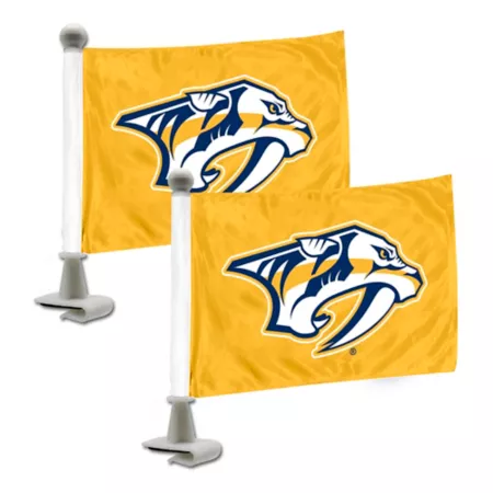 Fanmats Nashville Predators Ambassador Flags 2-Pack Vehicle Emblems & Decals