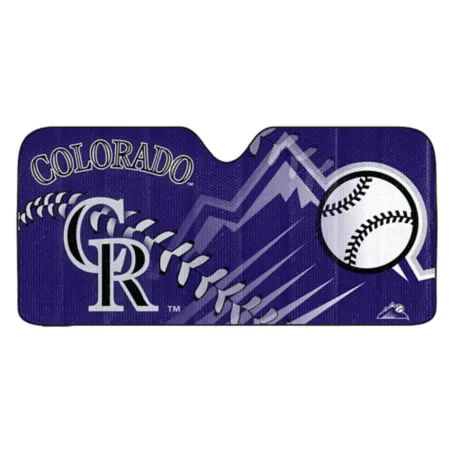 Fanmats Colorado Rockies Automatic Sun Shade Window Sun Shades