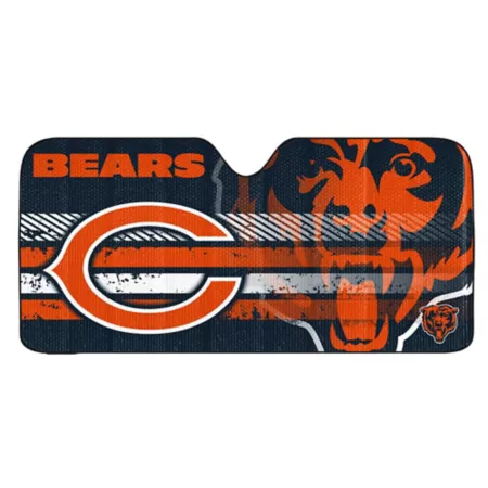 Fanmats Chicago Bears Automatic Sun Shade Window Sun Shades