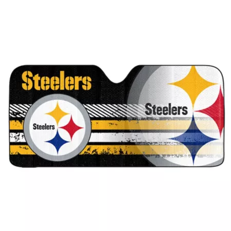 Fanmats Pittsburgh Steelers Automatic Sun Shade Window Sun Shades