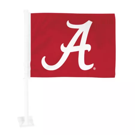 Fanmats Alabama Crimson Tide Car Flag Vehicle Emblems & Decals