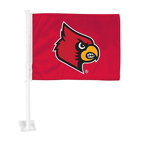 Fanmats Louisville Cardinals Car Flag
