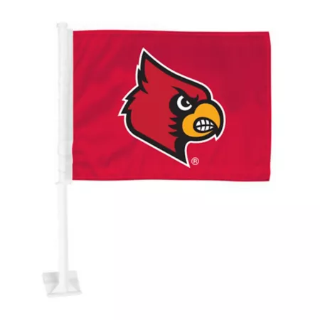 Fanmats Louisville Cardinals Car Flag Vehicle Emblems & Decals