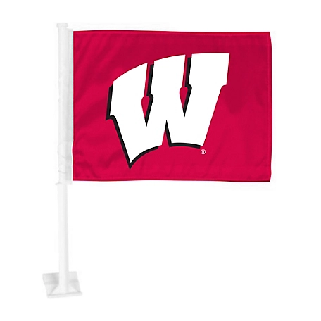 Fanmats Wisconsin Badgers Car Flag
