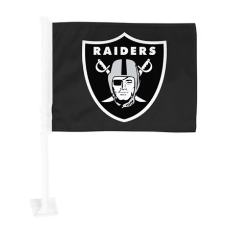 Fanmats Las Vegas Raiders Car Flag Vehicle Emblems & Decals