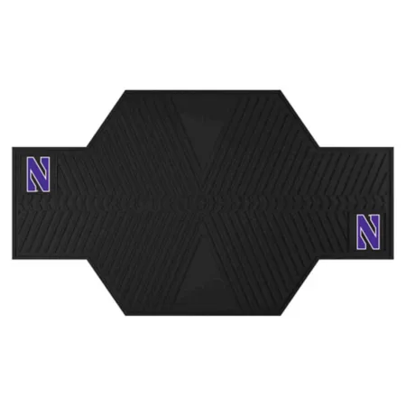 Fanmats Northwestern Wildcats Motorcycle Mat Garage Floor Mats