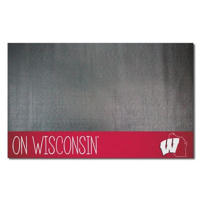 Fanmats Wisconsin Badgers Southern Style Grill Mat