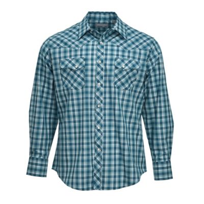 Wrangler Men's Wrancher Plaid Long Sleeve Shirt Great shirts