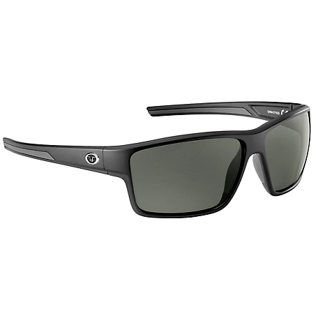 Flying Fisherman Mojarra Polarized Sunglasses, Black, Smoke