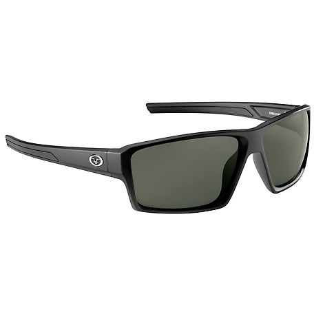 Flying Fisherman Windley Polarized Sunglasses, Black, Smoke at