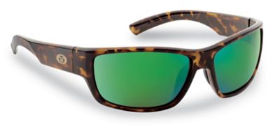 Flying Fisherman Matecumbe Polarized Sunglasses, Tortoise, Amber Green