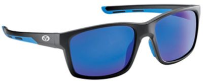 Flying Fisherman Freeline Polarized Sunglasses, Black, Smoke Blue
