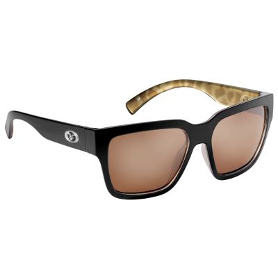 Flying Fisherman Harper Polarized Sunglasses, Black, Copper Silver