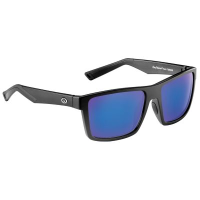 Flying Fisherman Swirl Polarized Sunglasses, Black, Blue