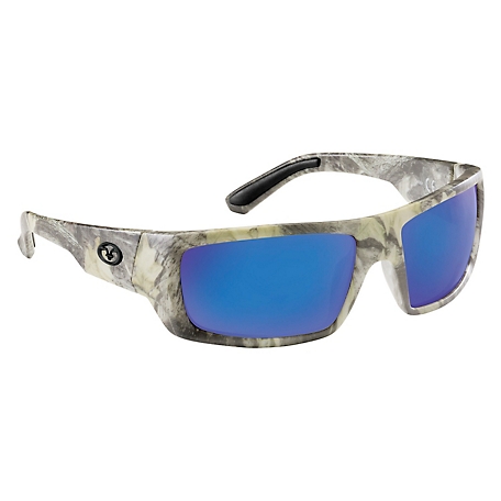 Flying Fisherman Sargasso Polarized Sunglasses, Camo, Smoke Blue
