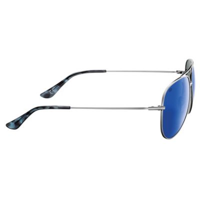 Image showing 2 th Flying Fisherman Crew Polarized Sunglasses, Silver, Smoke Blue