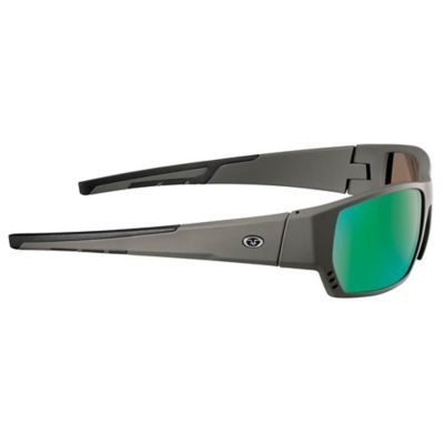Image showing 2 th Flying Fisherman Drop Back Polarized Sunglasses, Gray, Amber Green