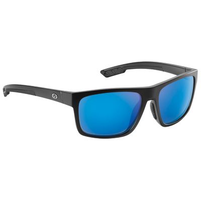 Flying Fisherman Offline Polarized Sunglasses, Black, Smoke Blue