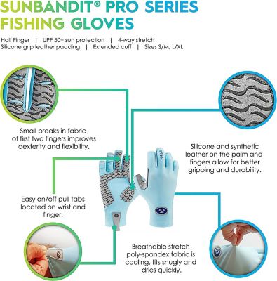 Image showing  Sunbandit Pro Series Fishing Gloves Bahama L/XL