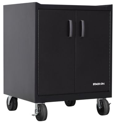 Image showing 5 th Stack-On Base Cabinet with 3 Drawers and 1 Shelf - Stack-On Welded Steel Garage Storage, GCB-3DR-BB