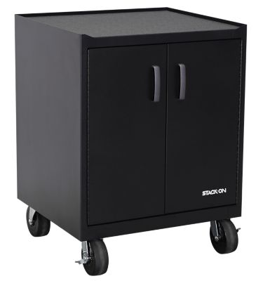 Image showing 7 th Stack-On Base Cabinet with 3 Drawers and 1 Shelf - Stack-On Welded Steel Garage Storage, GCB-3DR-BB