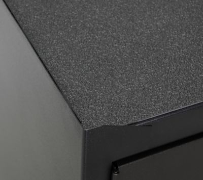 Image showing  26.5 in. x 35 in. Welded Steel Garage Storage Base Cabinet with 2 Shelves, GCB-2SF-BB